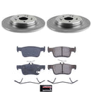 OE Stock Replacement Low-Dust Ceramic Brake Pad and Rotor Kit