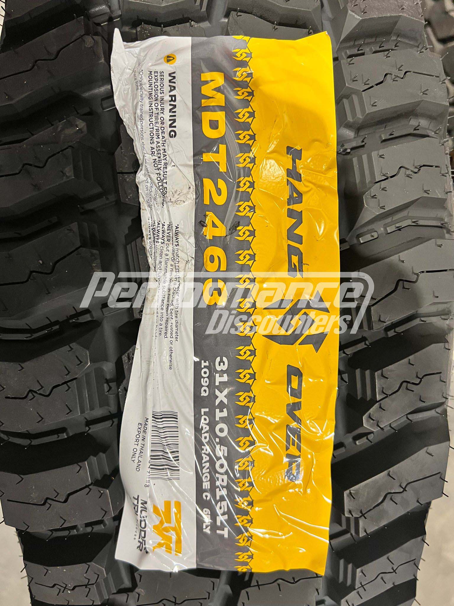 Mudder Trucker Hang Over M/T Mud Tire(s) 31X10.50R15 109Q LRC BSW 311050R15