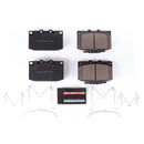 PowerStop Z23 Evolution Sport Carbon-Fiber Brake Pads With Hardware