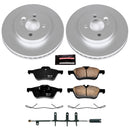 PowerStop Genuine Geomet Coated Rotor and Carbon-Fiber Ceramic Brake Pad Kit