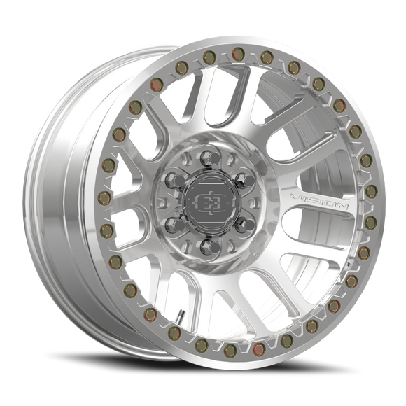 18X9 Vision 111 Nemesis Polished Wheel 6x135 ET-12 CB108