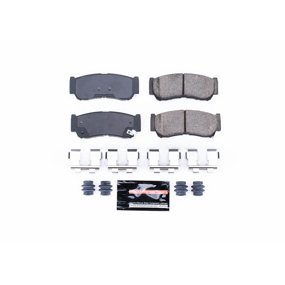 PowerStop Z23 Evolution Sport Carbon-Fiber Brake Pads With Hardware