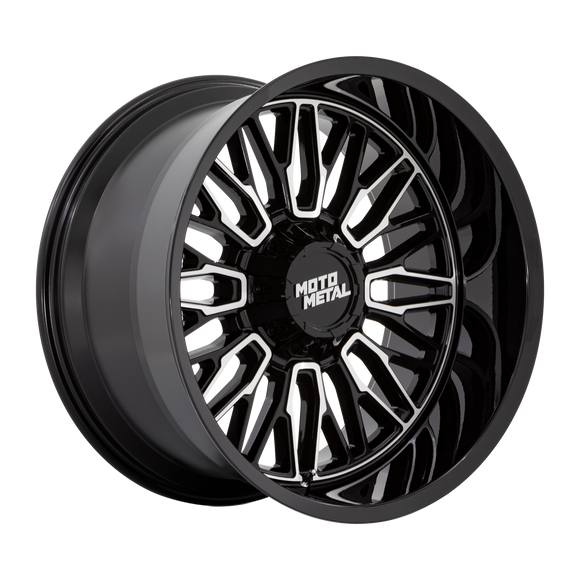 20X10 Moto Metal MO809 Stinger Gloss Black Machined 8X170 ET-18 Wheel Rim