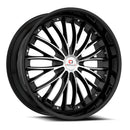 18X8 Cavallo CLV-42 Gloss Black Machined 5x100/114.3 ET35 wheel/rim