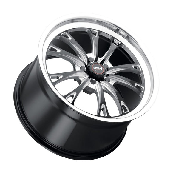 18x10.5 WELD Performance Belmont Black Milled 5x114.3 5x4.5 ET50 Wheel Rim