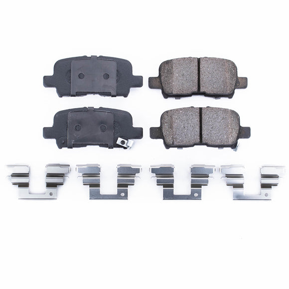 PowerStop Z17 Evolution Ceramic Brake Pads With Hardware