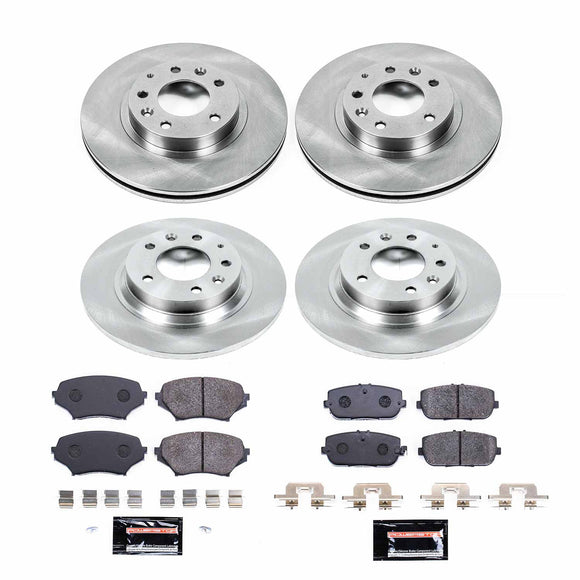 PowerStop Track Day High-Performance Brake Pad and Rotor Kit