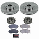 PowerStop OE Stock Replacement Low-Dust Ceramic Brake Pad, Rotor and Caliper Kit