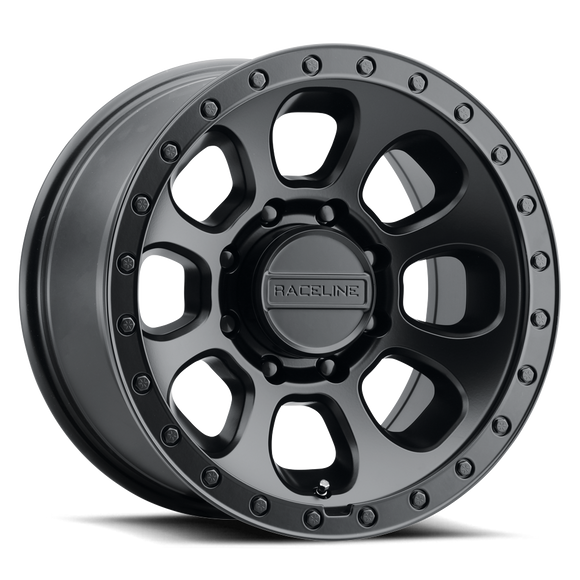 18x9 Raceline 961B Bolt Satin Black 8x165.1 ET18 CB130.81 Wheel