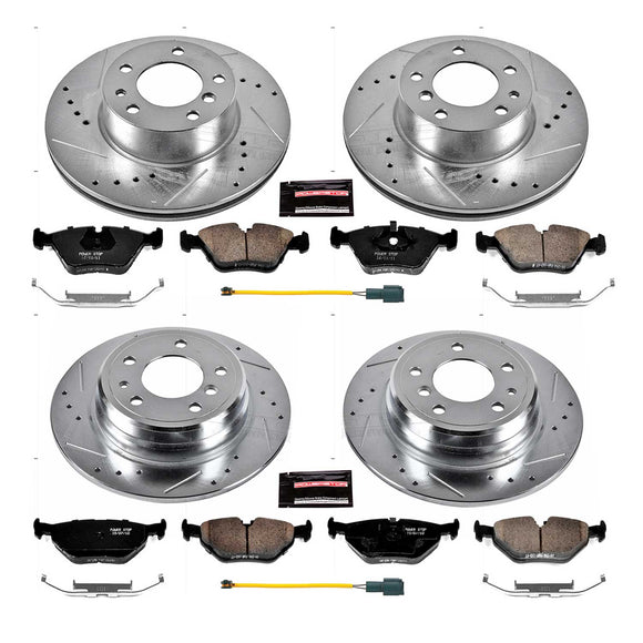 PowerStop Z23 Daily Driver Carbon-Fiber Ceramic Brake Pad and Drilled & Slotted