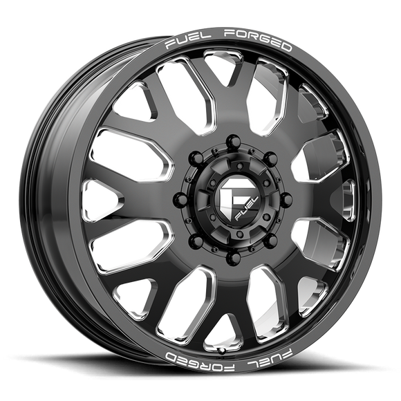 20x8.25 Fuel Off-Road DE19 FF19D Gloss Black Milled 8x200 ET-202 CB142 Wheel Rim