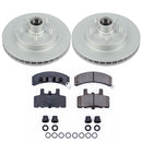 PowerStop Genuine Geomet Coated Rotor and Low-Dust Ceramic Brake Pad Kit