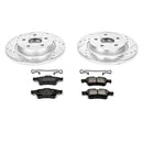 PowerStop Z23 Daily Driver Carbon-Fiber Ceramic Brake Pad and Drilled & Slotted