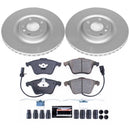 PowerStop Genuine Geomet Coated Rotor and Carbon-Fiber Ceramic Brake Pad Kit