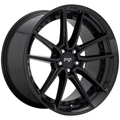 8x17 Niche Wheels M223 DFS Gloss Black Wheel 5x114.3 ET40 CB72.56