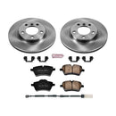 PowerStop OE Stock Replacement Low-Dust Ceramic Brake Pad and Rotor Kit