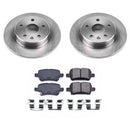 PowerStop OE Stock Replacement Low-Dust Ceramic Brake Pad and Rotor Kit