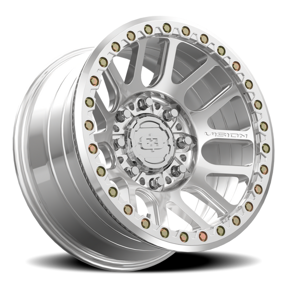 18X9 Vision 111 Nemesis Polished Wheel 8x165.1 8x6.5 ET-12 CB130.8