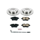 PowerStop OE Stock Replacement Low-Dust Ceramic Brake Pad and Rotor Kit