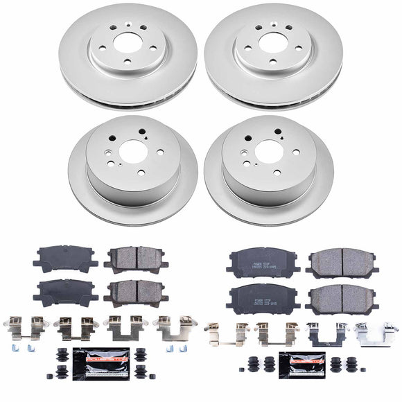 Z23 Daily Driver Premium Carbon-Fiber Ceramic Brake Pad and Fully Coated Rotor K
