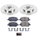 PowerStop OE Stock Replacement Low-Dust Ceramic Brake Pad and Rotor Kit