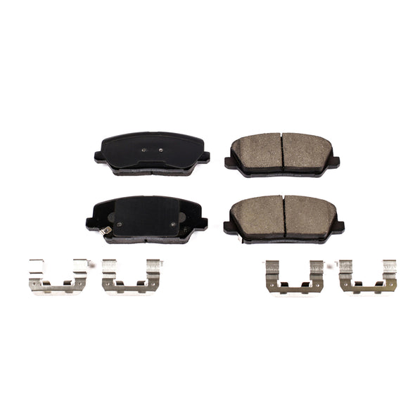 PowerStop Z17 Evolution Ceramic Brake Pads With Hardware