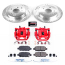 PowerStop Z23 Daily Driver Carbon-Fiber Ceramic Pads Drilled & Slotted Rotor & C