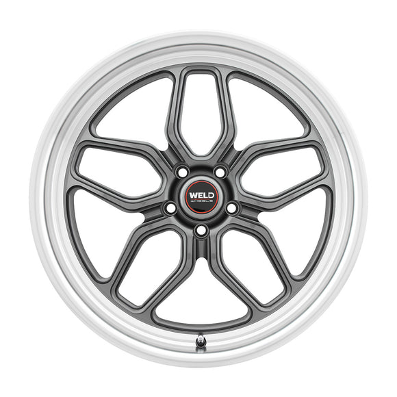 20x10.5 WELD Performance Laguna Gunmetal Mill 5x114.3 5x4.5 ET50 Wheel Rim