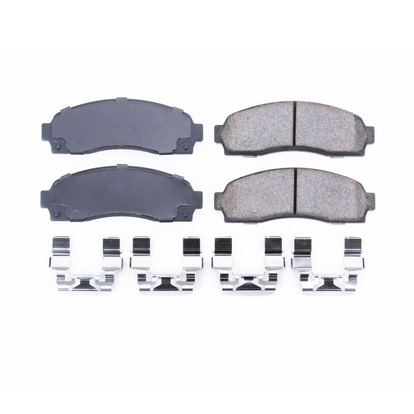 PowerStop Z17 Evolution Ceramic Brake Pads With Hardware
