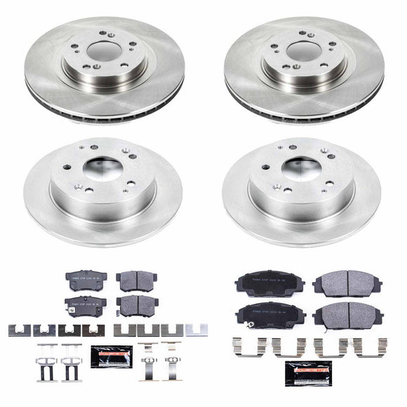 PowerStop Track Day Spec High-Performance Brake Pad and Rotor Kit