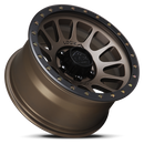17x9 Lock Off-Road Yosemite Matte Bronze Black Ring 6x135 ET0 Wheel Rim-1