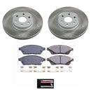 PowerStop Semi-Coated Rotor and Low-Dust Ceramic Brake Pad Kit