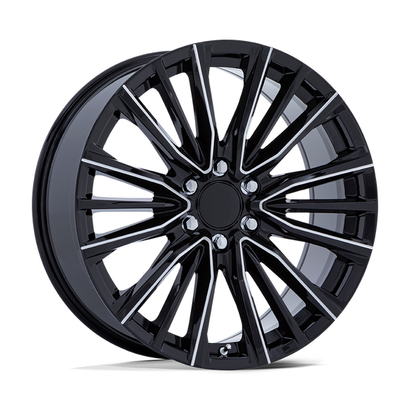 22X9 Performance Replicas PR223 Gloss Black Milled 6x139.7 ET28 Wheel Rim