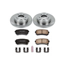 PowerStop OE Stock Replacement Low-Dust Ceramic Brake Pad and Rotor Kit
