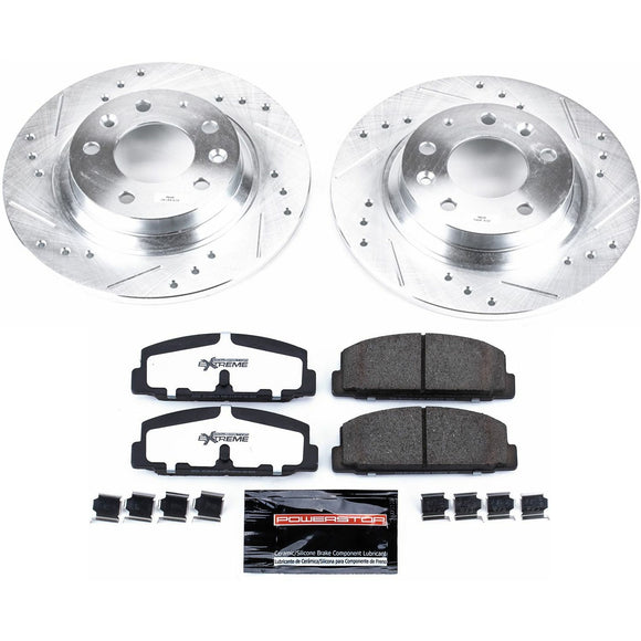 PowerStop Z26 Street Performance Ceramic Brake Pad and Drilled & Slotted Rotor K