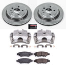 PowerStop OE Stock Replacement Low-Dust Ceramic Brake Pad, Rotor and Caliper Kit