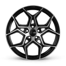19x9.5 Enkei Quest Matte Black Machining 5x120 ET40 CB72.6 Wheel
