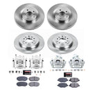 PowerStop OE Stock Replacement Low-Dust Ceramic Brake Pad, Rotor and Caliper Kit