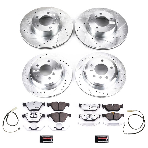 PowerStop Z26 Street Performance Ceramic Brake Pad and Drilled & Slotted Rotor K