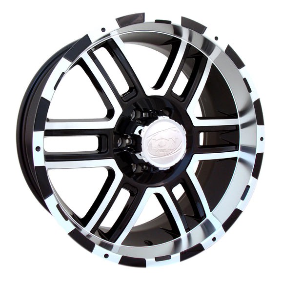 17x8 Ion Style 179 Black Wheel/Rim 6x127 6-127 6x5 17-8 ET10