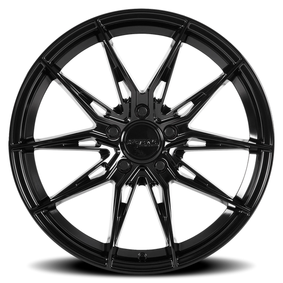 20x8.5 Katana KR10 Gloss Black 5x120 ET40 CB73.1 Wheel