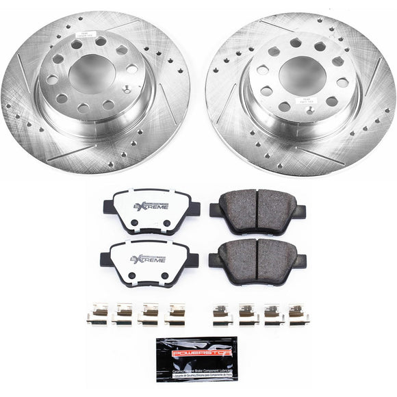 PowerStop Z26 Street Performance Ceramic Brake Pad and Drilled & Slotted Rotor K