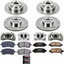 PowerStop OE Stock Replacement Low-Dust Ceramic Brake Pad, Rotor and Caliper Kit