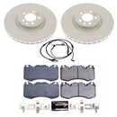 PowerStop Genuine Geomet Coated Rotor and Carbon-Fiber Ceramic Brake Pad Kit