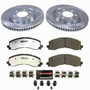 PowerStop Z36 Carbon-Fiber Ceramic Brake Pad with Drilled and Slotted Rotor Kit