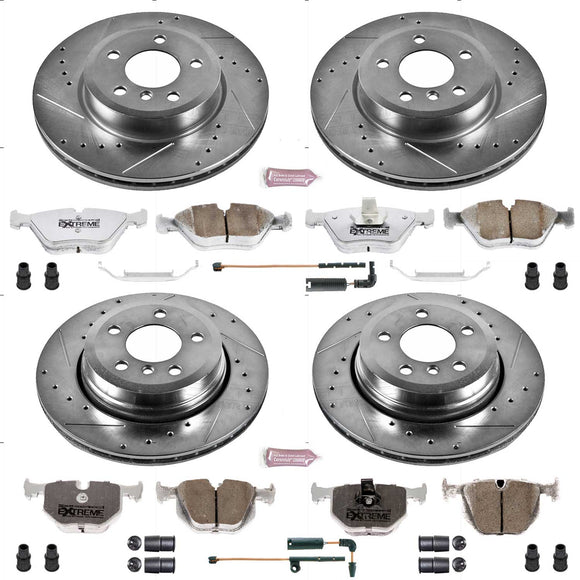 PowerStop Z26 Street Performance Ceramic Brake Pad and Drilled & Slotted Rotor K