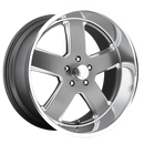 20X9.5 U.S. Wheel U118 HUSTLER Matte Gun Metal 5X127 ET1 wheel/rim-3