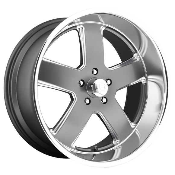 20X9.5 U.S. Wheel U118 HUSTLER Matte Gun Metal 5X127 ET1 wheel/rim