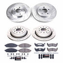PowerStop Z23 Daily Driver Carbon-Fiber Ceramic Brake Pad and Drilled & Slotted