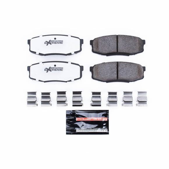 PowerStop Z36 Truck And Tow Carbon-Fiber Ceramic Brake Pads With Hardware